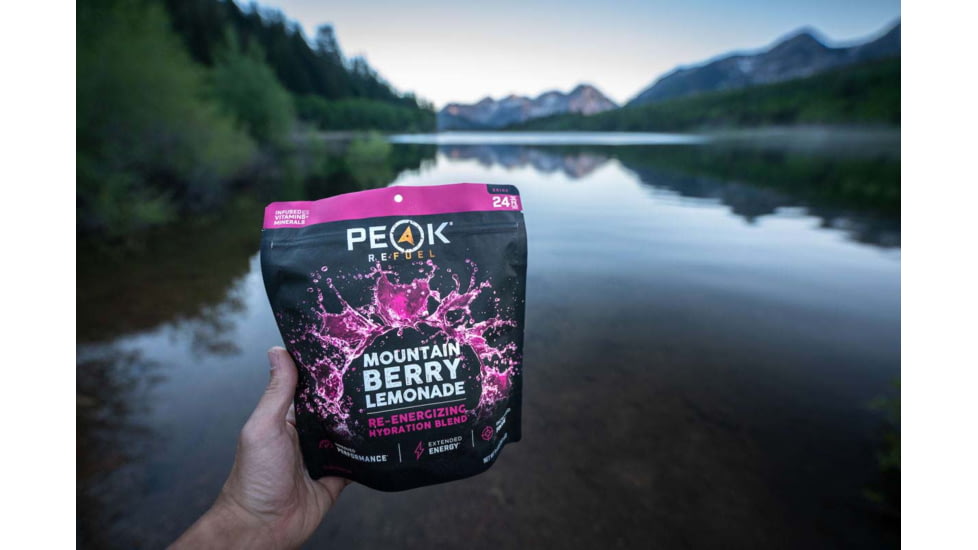 Peak Refuel Mountain Berry Lemonade Re-Energizing Drink Stick Pack, 24 Pack, 58878