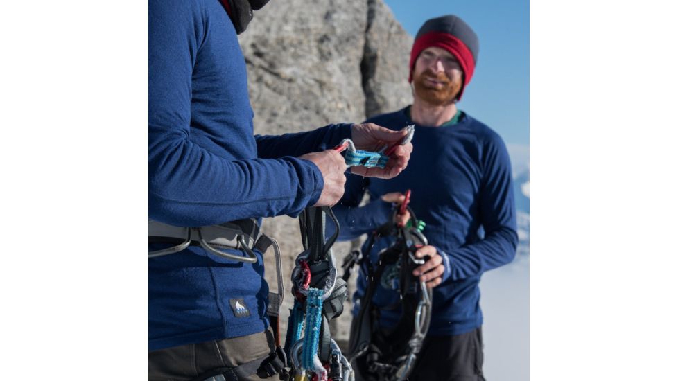 Peak to Plateau Nomad Crew Long Sleeve - Men's, Blue, XS NOM-BLUE-MEN-XS