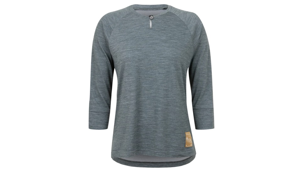 Pearl Izumi Canyon Merino 3/4 Sleeve Jersey - Women's, Urban Sage Heather, Urban, Extra Large, 7557659033771