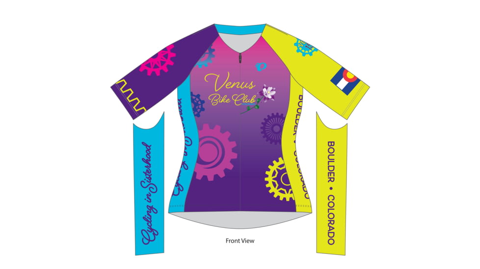 Pearl Izumi Mto Womens Attack Air Jersey - Venus Bike Club 25, 11222301KACL