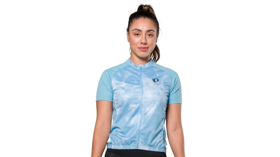 Pearl Izumi Quest Graphic Short Sleeve Jersey - Womens, Air Blue Spectral, Large, 7872068157611