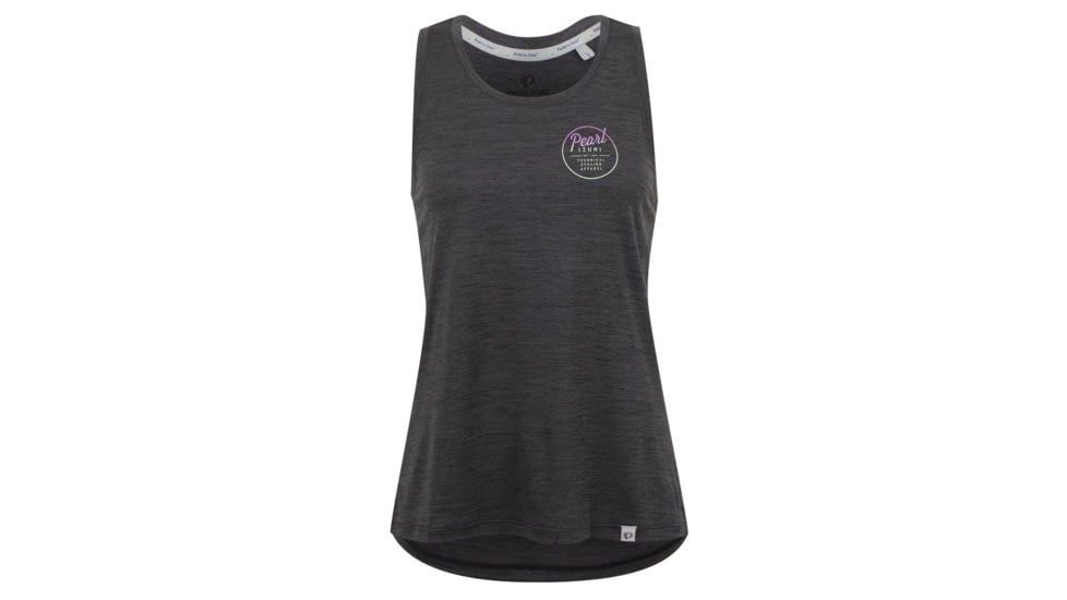 Pearl Izumi Transfer Tech Tank - Womens, Gear for Good, Black Heather, Large, 7557660770475