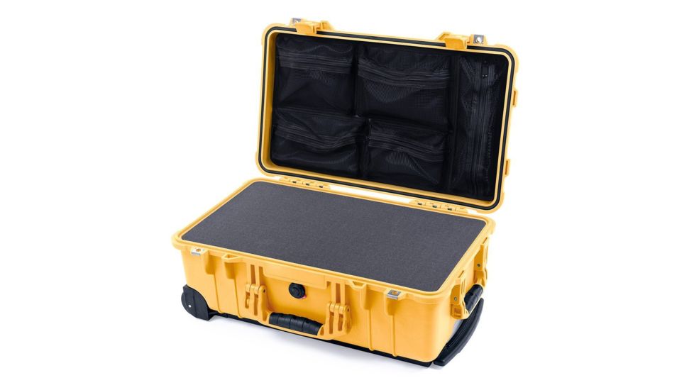 Pelican 1510 Protector Carry-on Case, Yellow - 015100-4050-000