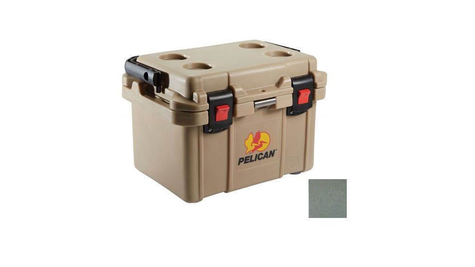 Pelican 20Qt Elite Cooler,14.75x10x8.75in,Olive Drab 32-20Q-CC-OD