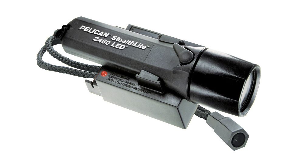 Pelican 2460C, Stlth-Led, 110v, Black, 2460-016-110