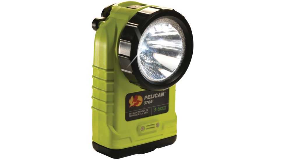 Pelican 3761B 3765 Rechargeable Flashlight w/ battery only, Yellow, 3765-050-245