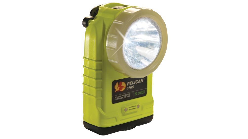 Pelican 3761PLB 3765 Rechargeable Flashlight w/ battery only, Yellow, 3765-050-247