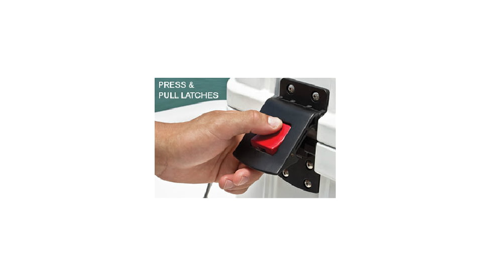 Pelican 45 Quart Elite Cooler, Latch 32-45Q-MC-WHT