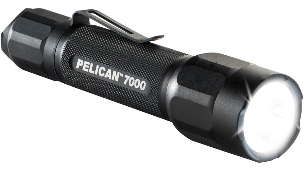 Pelican 7000 Hi Intensity LED Programmable Flashlight, g2, 070000-0001-110