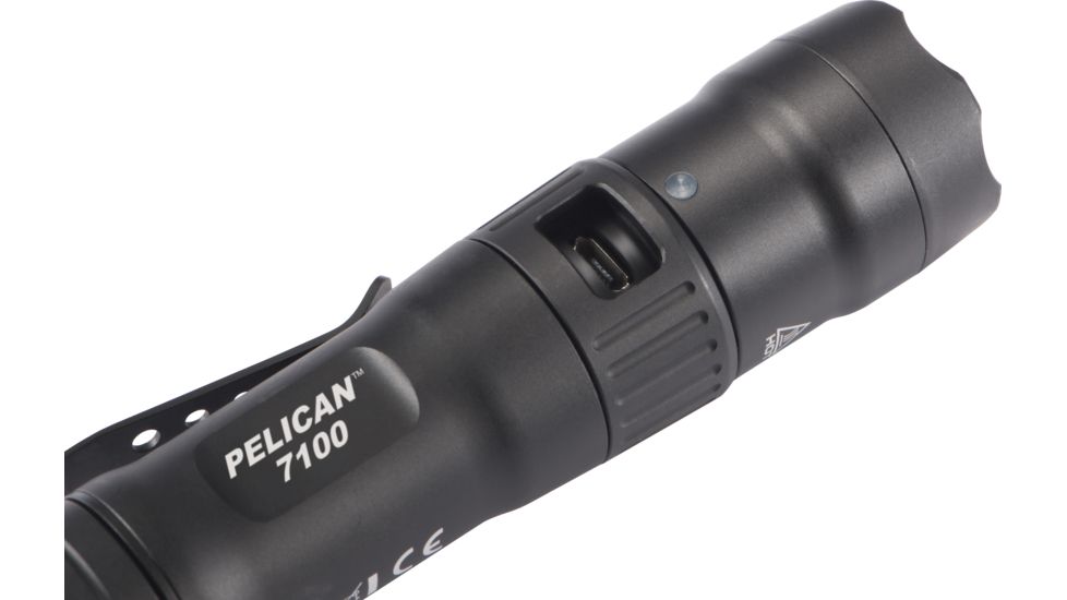 Pelican 7100, Led Li-Ion Rechargeable, Black, 071000-0000-110