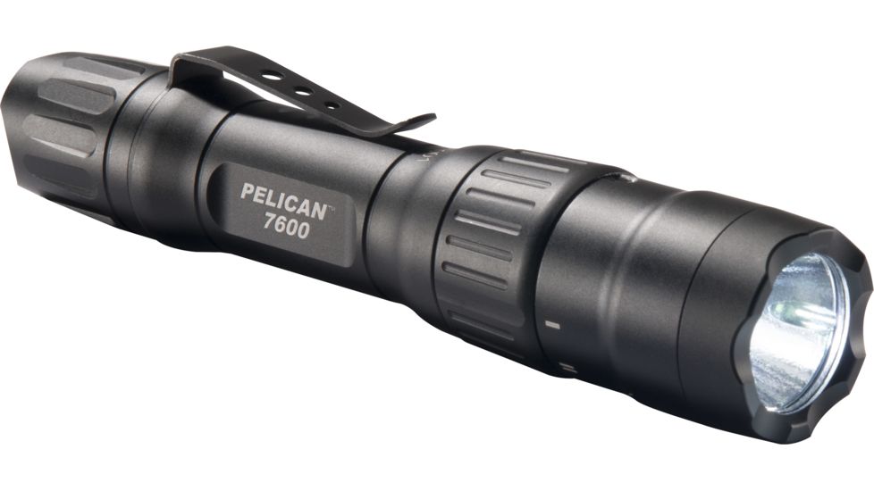 Pelican 7600, 3-Color Led Li-Ion Rechargeable, Black, 076000-0000-110