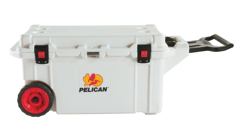 Pelican 80Qt Elite Cooler w/Wheels,29x13x13in,Marine White 32-80Q-MC-WHT