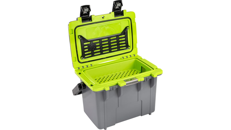 Pelican Elite Hard Cooler, 13.25 L, Dark Grey/Earth Green, 14Q-1-DKGRYEGRN