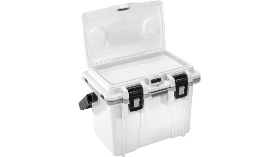 Pelican Elite Hard Cooler, 13.25 L, White/Grey, 14Q-1-WHTGRY