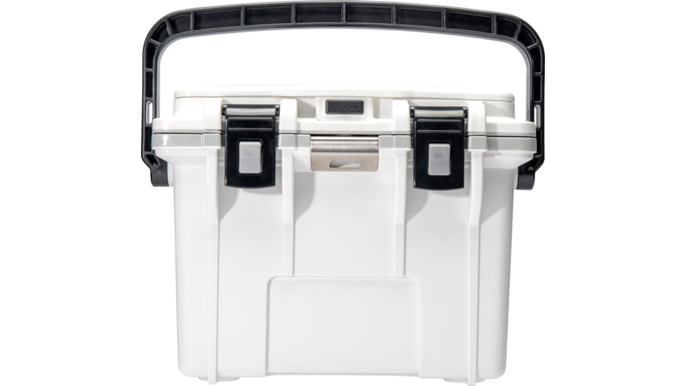 Pelican Elite Hard Cooler, 13.25 L, White/Grey, 14Q-1-WHTGRY
