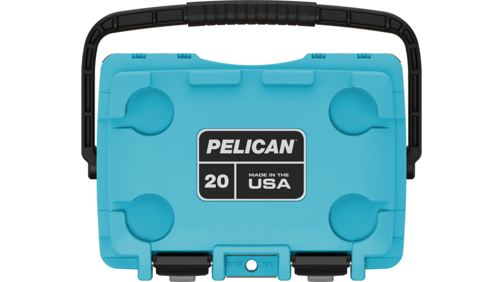 Pelican Elite Hard Cooler, 20.35 L, Cool Blue/Grey, 20Q-1-CLBLUGRY