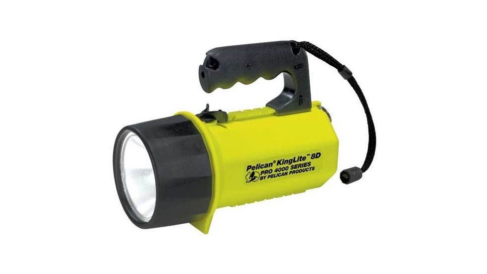 Pelican KingLite Pro 4000 8D Heavy Duty Spotlight - laser &amp; wide beam spot light flashlight