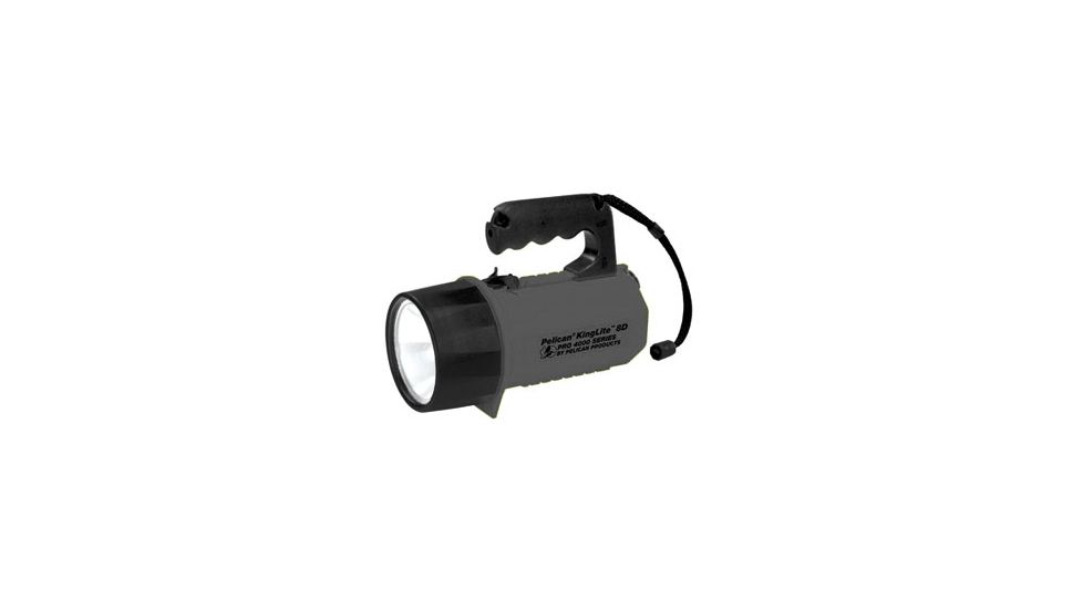 Pelican KingLite Pro 4000 8D Heavy Duty Spotlight w/Laser &amp; Wide Beam, Black 4000B