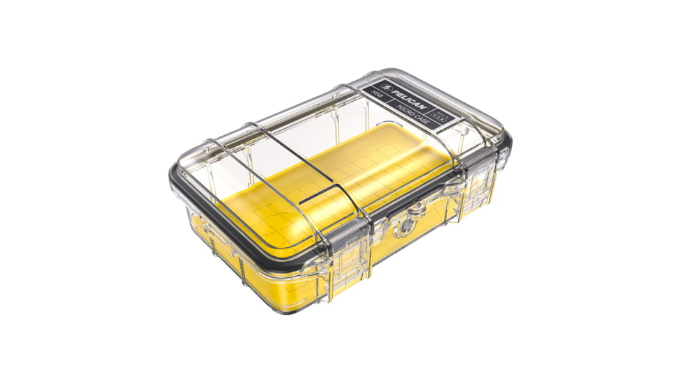 Pelican M50 Micro Case, Yellow/ Clear, M50, M500-0270-100