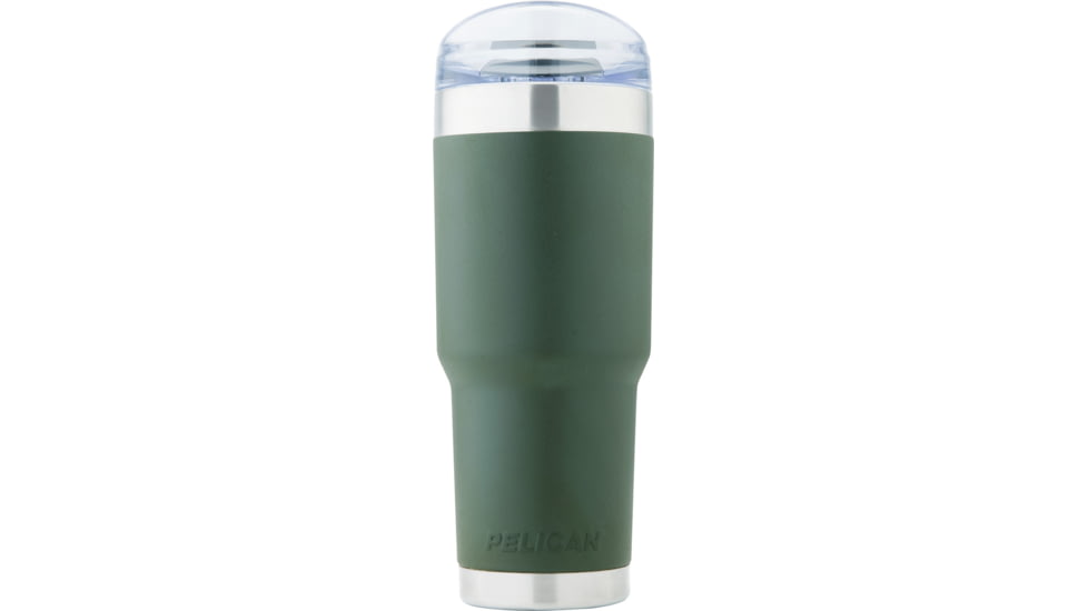 Pelican Traveler 6 Pack Tumbler, Snap Lid &amp; Straw, OD Green, 32 oz. TRAV-SN32-OD