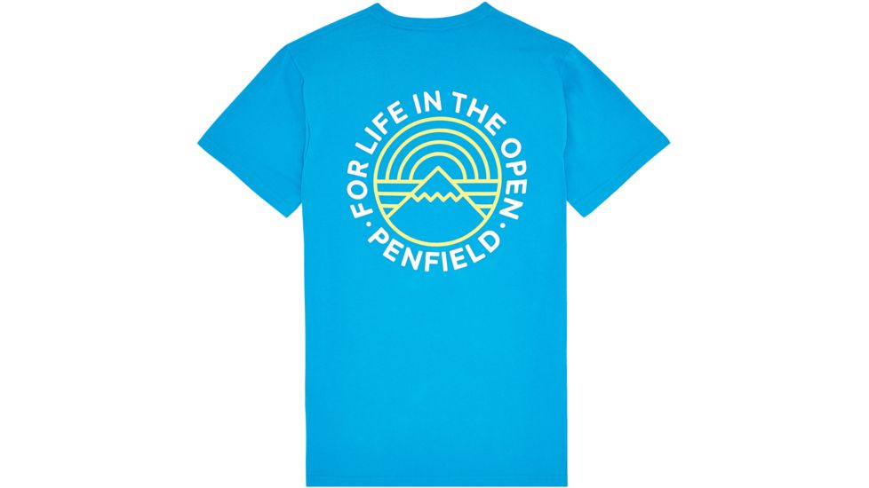 Penfield Emblem Short Sleeve Shirt - Men's-Vivid Blue-Large