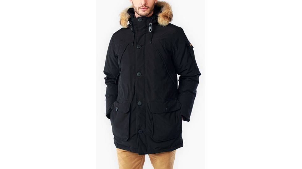 Penfield Hoosac Hooded Down Mountain Parka - Mens-Black-Medium