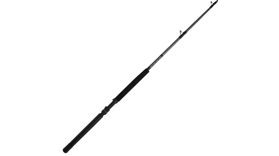 Penn Fishing Ally II Boat Conventional Rod, Saltwater, Handle Type B, 7ft. Rod Length, Medium Power, Fast Action, 1 Piece, Black Silver, ALLYBWII1530C70LB