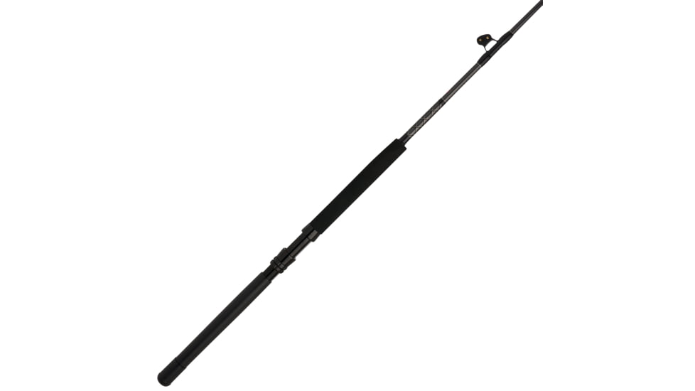 Penn Fishing Ally II Boat Conventional Rod, Saltwater, Handle Type C, 6ft. Rod Length, Medium Heavy Power, Moderate Fast Action, 1 Piece, Black Silver, ALLYBWII2040C60RS