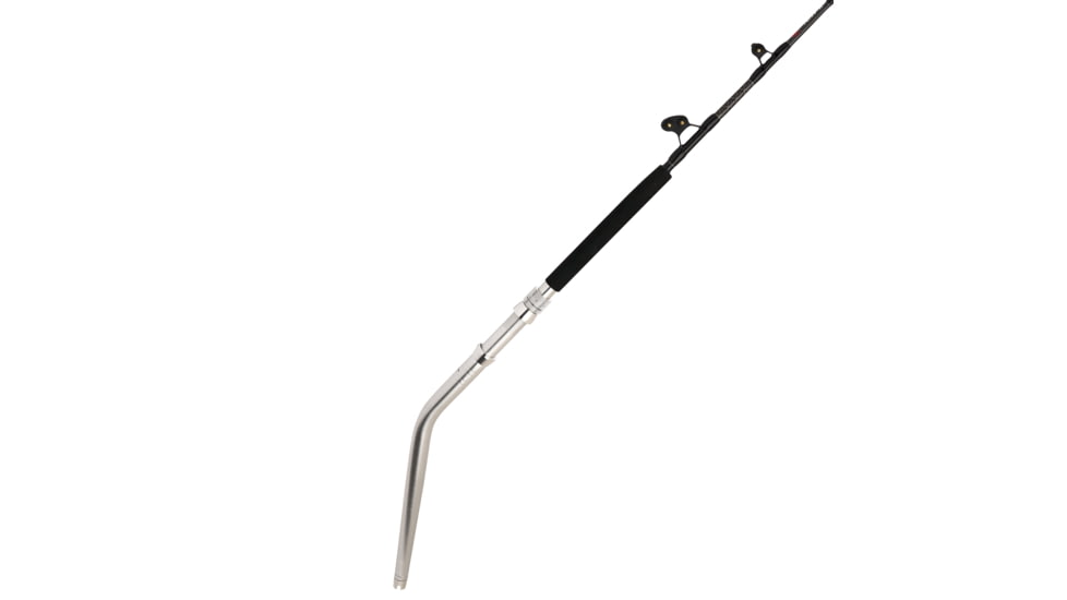 Penn Fishing Ally II Boat Conventional Rod, Saltwater, Handle Type G, 6ft. Rod Length, Extra Heavy Power, Moderate Fast Action, 1 Piece, Black Silver, ALLYBWII80130C60ARBB