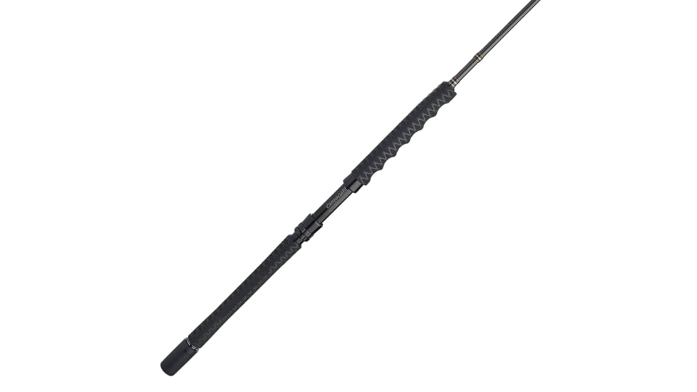 Penn Fishing Carnage III Jig Spinning Rod, Saltwater, Handle Type B, 6ft. 4in. Rod Length, Medium Heavy Power, Moderate Fast Action, 1 Piece, Silver/Black/Gold, CARJGIII50130S64