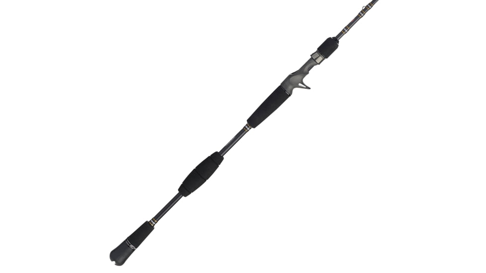 Penn Fishing Carnage III Slow Pitch Conventional Rod, Saltwater, Handle Type A, 6ft. 8in. Rod Length, Light Power, Moderate Fast Action, 1 Piece, Silver/Black/Gold, CARSPJIII100C68L