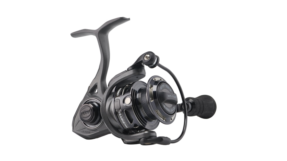 Penn Fishing Clash II Spinning Reel, 6.2/1, Right/Left, 2000, Grey/Black, CLAII2000