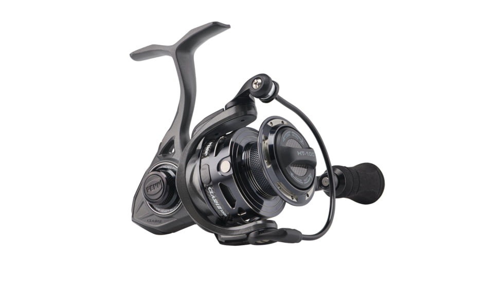 Penn Fishing Clash II Spinning Reel, 6.2/1, Right/Left, 2500, Grey/Black, CLAII2500