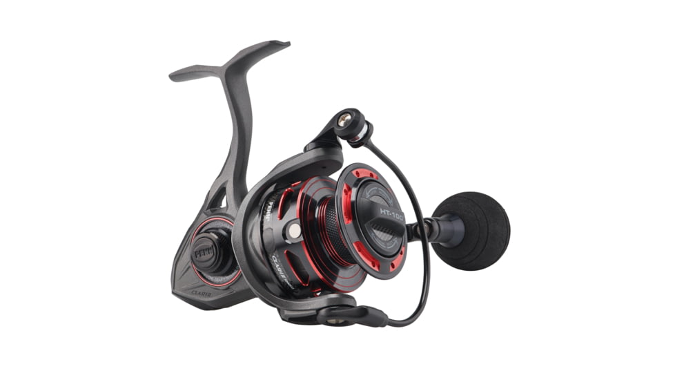 Penn Fishing Clash II Spinning Reel, 7.0/1, Right/Left, 3000, Grey/Black, CLAII3000HS