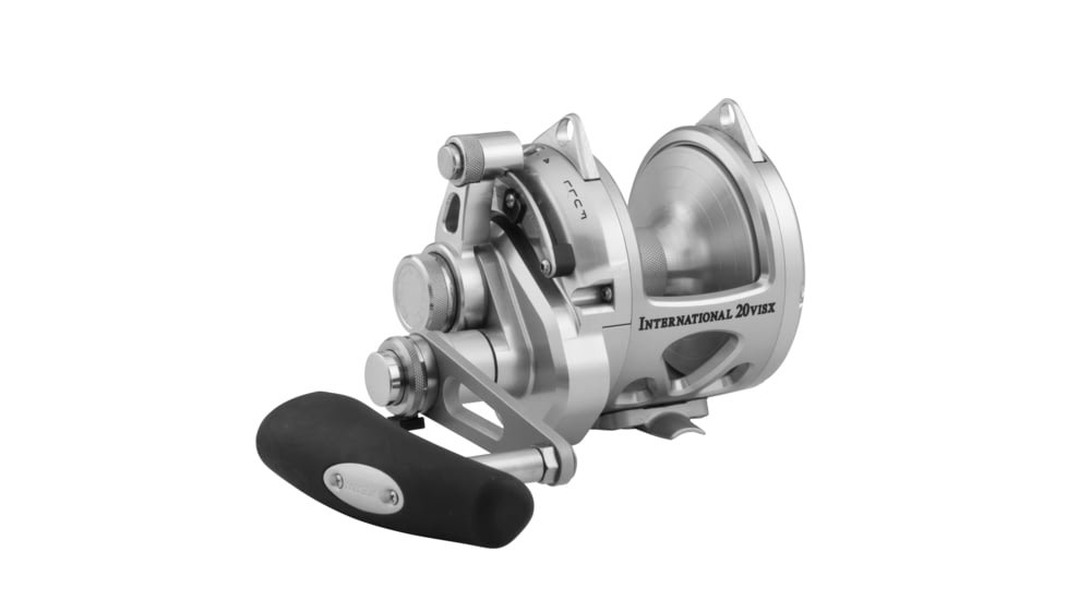 Penn Fishing International VISX Conventional Reel, 4.1/1 / 1.4/1, Right, 20, Silver, INT20VISXS