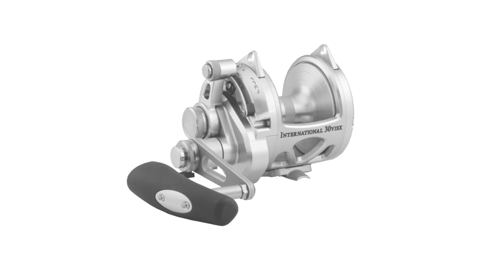 Penn Fishing International VISX Conventional Reel, 4.1/1 / 1.4/1, Right, 30, Silver, INT30VISXS