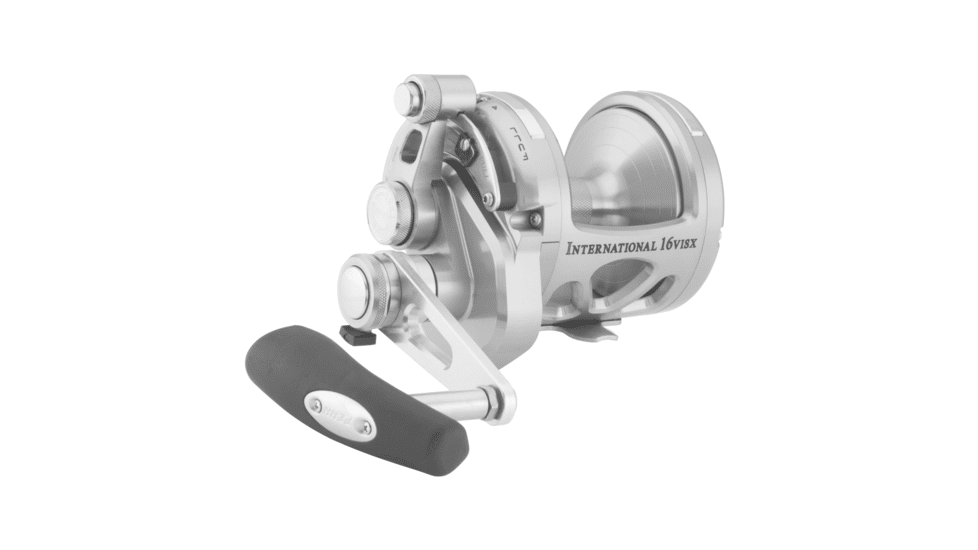 Penn Fishing International VISX Conventional Reel, 4.6/1 / 1.6/1, Right, 16, Silver, INT16VISXS