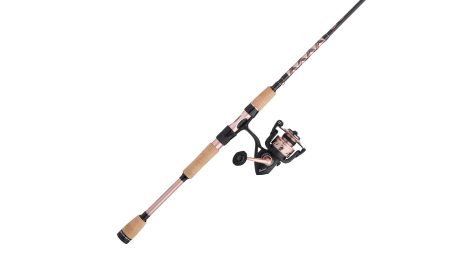 Penn Fishing Passion II Combo, 5.2/1, Right/Left, 2000, 6ft. 6in. Rod Length, Medium Light Power, Moderate Fast Action, 2 Pieces Rod, Black/Rose Gold, PASII2000662ML