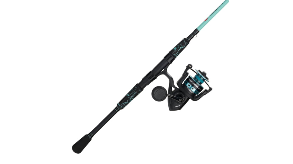 Penn Fishing Pursuit IV LE Combo, 5.6/1, Right/Left, 5000, 7ft. Rod Length, Medium Heavy Power, Fast Action, 1 Piece Rod, Black/Seafoam Green, PURIV5000LE701MH