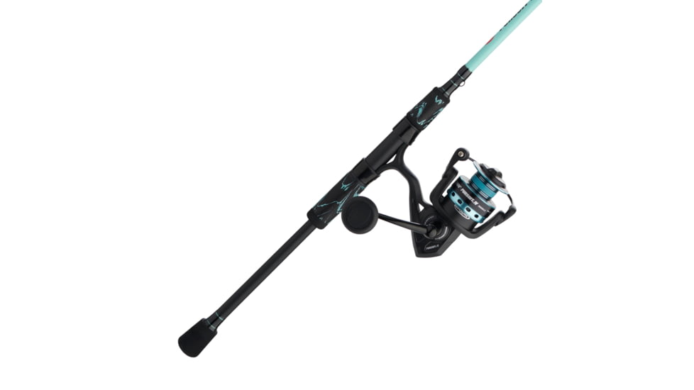 Penn Fishing Pursuit IV LE Combo, 6.2/1, Right/Left, 3000, 7ft. Rod Length, Medium Light Power, Moderate Fast Action, 1 Piece Rod, Black/Seafoam Green, PURIV3000LE701ML