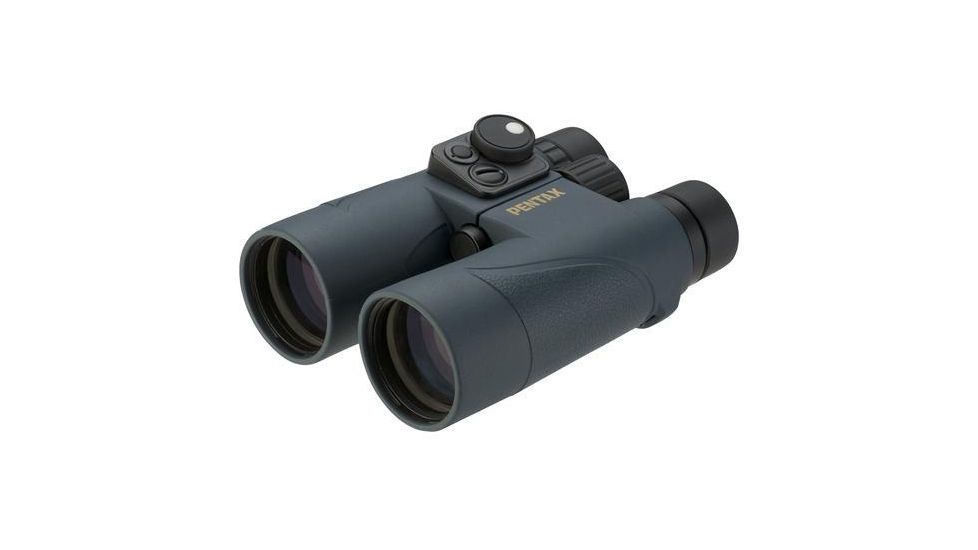 Pentax 7x50 Marine Roof Prism Waterproof Rangefinder Binocular, Limited Availability, Matte w/Case &amp; Strap, 88039