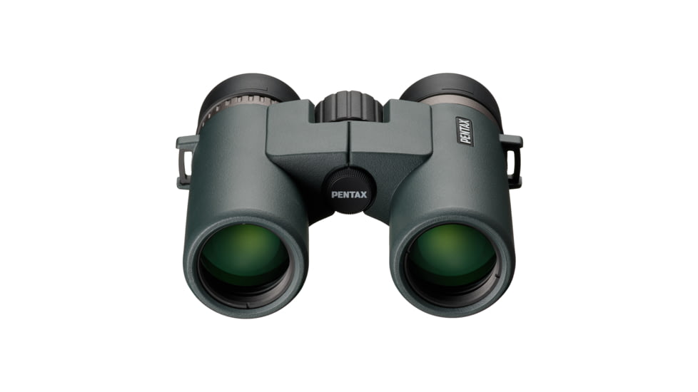 Pentax AD 10x32mm ED Roof Prism Binoculars, Dark Green, Compact, 62892