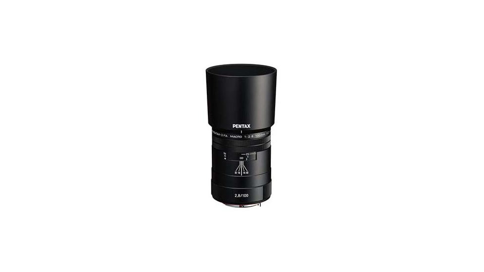 Pentax HD-D FA Macro F2.8ED AW Camera Lenses, 100mm, Black, 20320