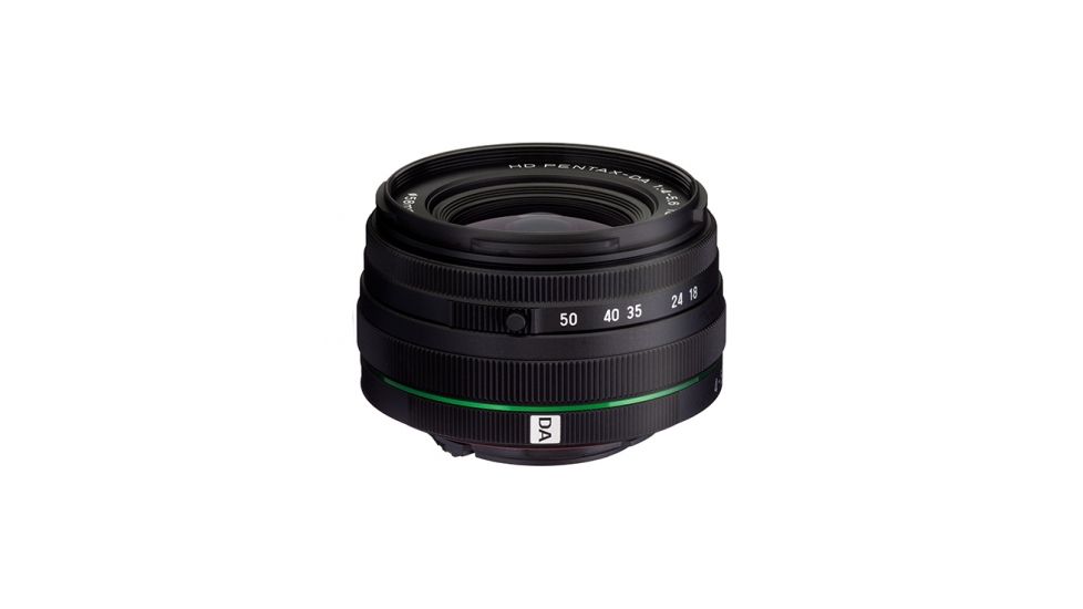 Pentax HD-DA 18-50mm F4-5.6 DC WR RE Thin Standard Zoom Lens, Black 21357