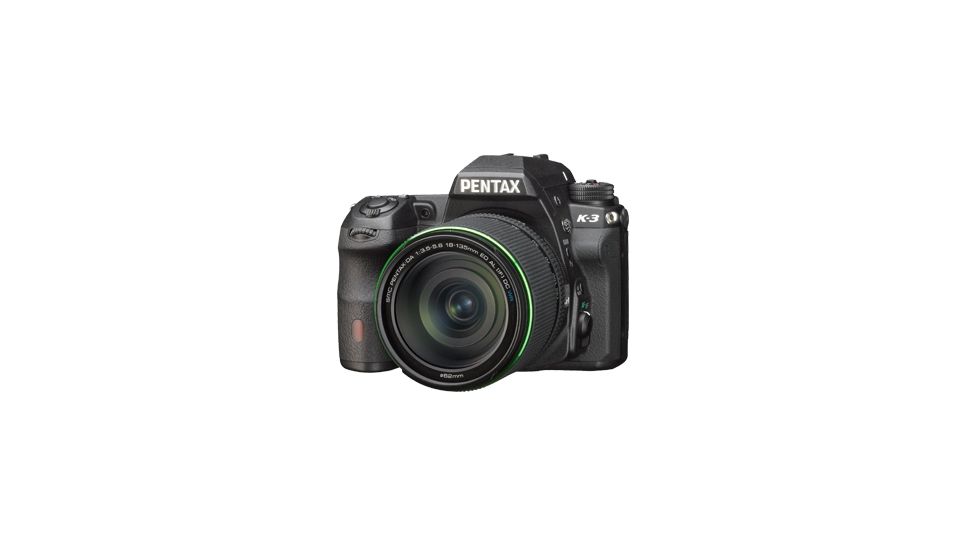Pentax K-3 DSLR Camera Black Body Kit 15530