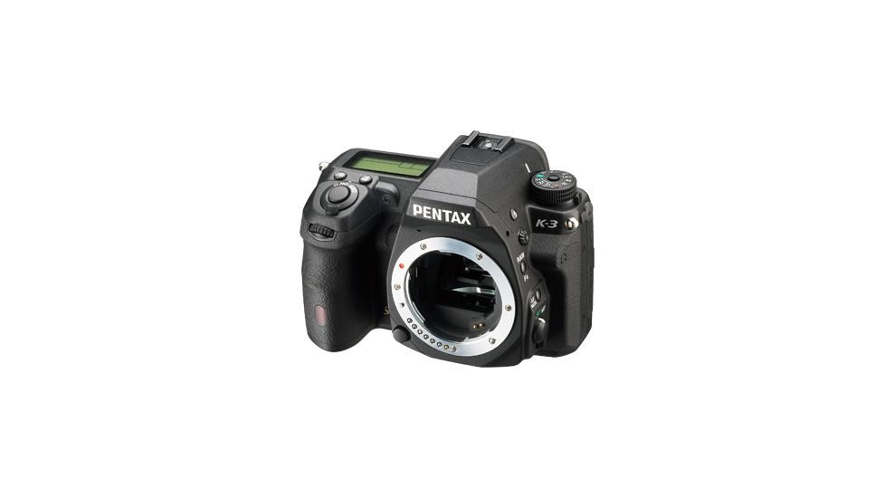 Pentax K-3 DSLR Camera Black Body Kit 15530