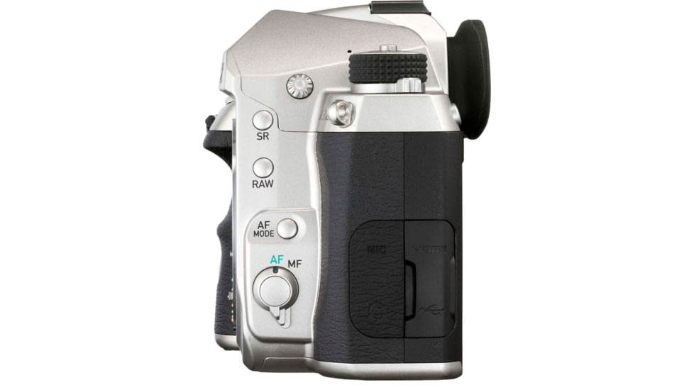 Pentax K-3 Mark III Advanced APS-C Digital SLR Camera, Silver, 8.54 x 6.50 x 4.72in, 01073