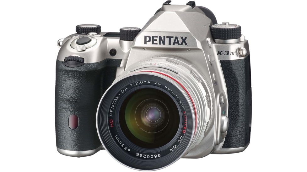 Pentax K-3 Mark III Advanced APS-C Digital SLR Camera, Silver, 8.54 x 6.50 x 4.72in, 01073
