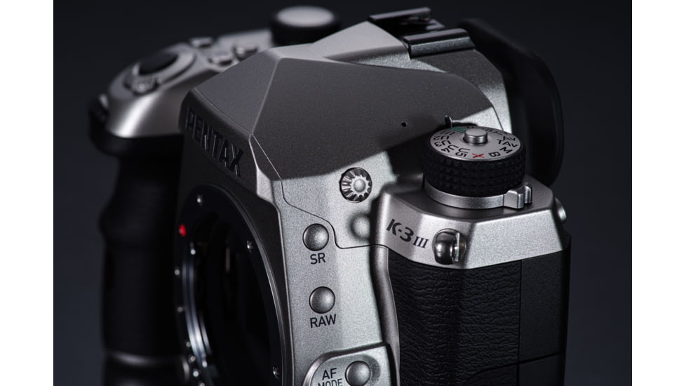 Pentax K-3 Mark III Advanced APS-C Digital SLR Camera, Silver, 8.54 x 6.50 x 4.72in, 01073