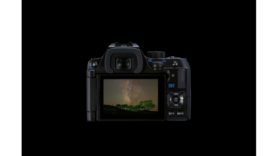Pentax KF Digital Camera, Black, Compact, 1184